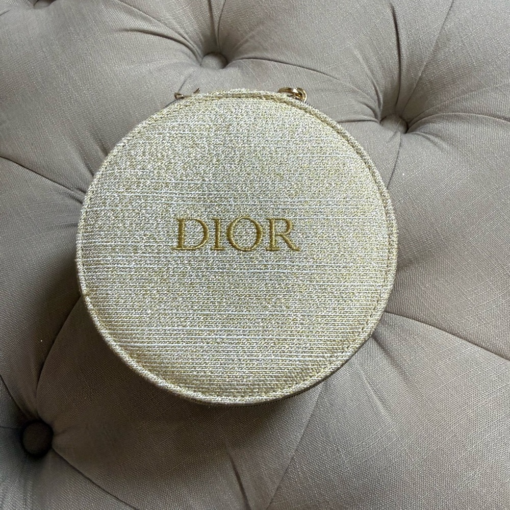 Dior Gold Textured Watch Case with Charm - Picture 3 of 8